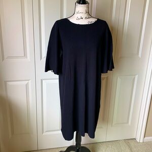 NWOT Ann Taylor Factory Black Knit Dress, sz XL